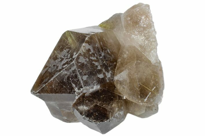 Rutilated Smoky Quartz Crystal Cluster - Brazil #173008